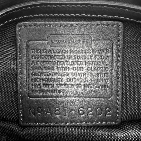 Vintage 90s Coach Black Neoprene Mini Ergo Bag - Picture 4 of 8